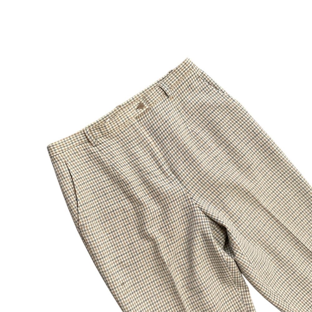 Pendleton Vintage Wool Pants Houndstooth Straight… - image 4